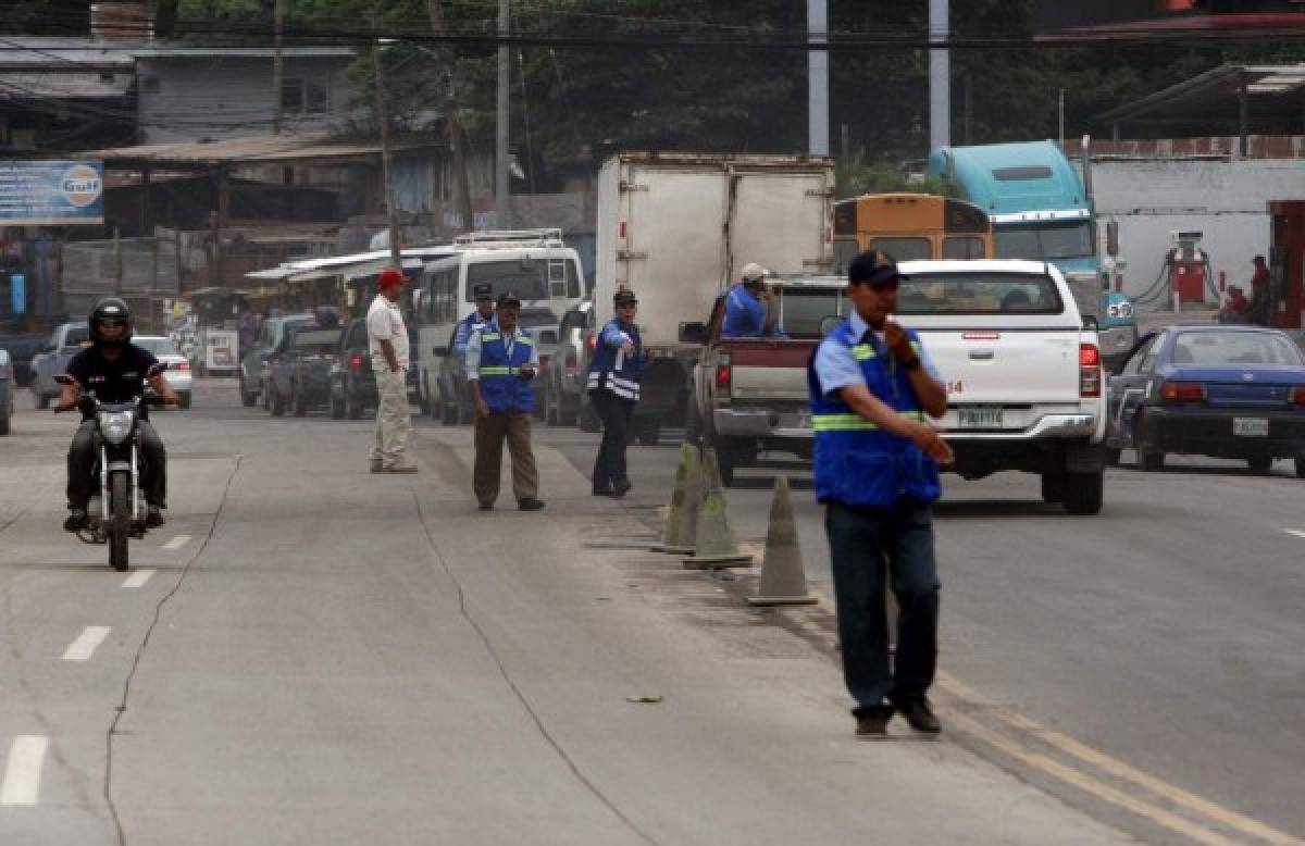 Este viernes se pone a prueba el plan piloto para disminuir el tráfico en la carretera al sur de Honduras