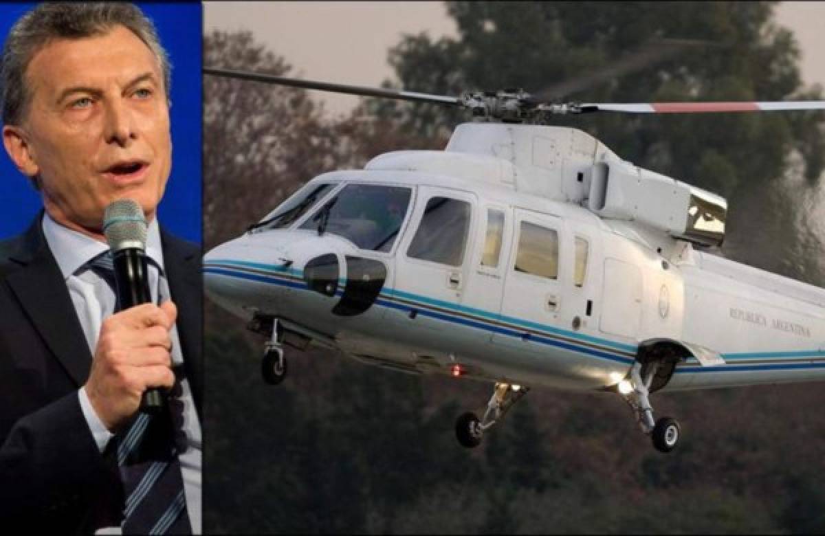 Aterrizaje de emergencia de helicóptero con presidente argentino a bordo