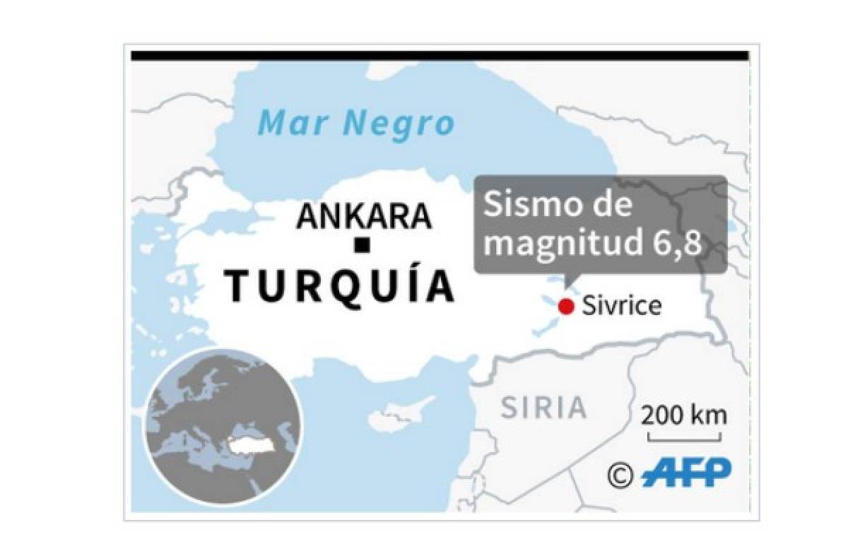 Al menos 14 muertos por sismo de 6.8 en el este de Turquía