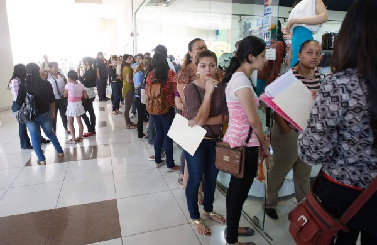 Honduras: Tasa de desempleo abierto se redujo en 1.6%