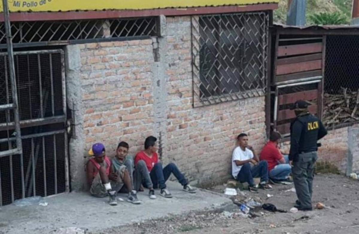 Capturan a cinco presuntos traficantes de droga en la capital de Honduras