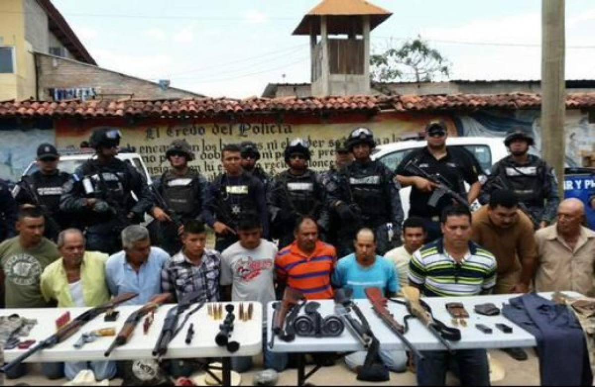 Al menos 14 detenidos en 47 allanamientos de la ATIC en Olancho