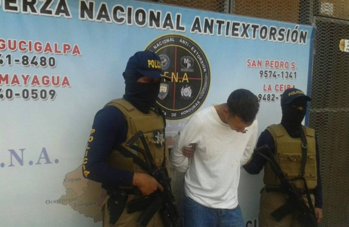 Tegucigalpa: Detienen a presunto extorsionador