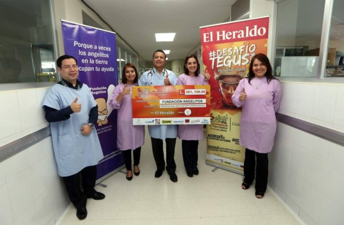 EL HERALDO entrega cheque a Fundación Angelitos