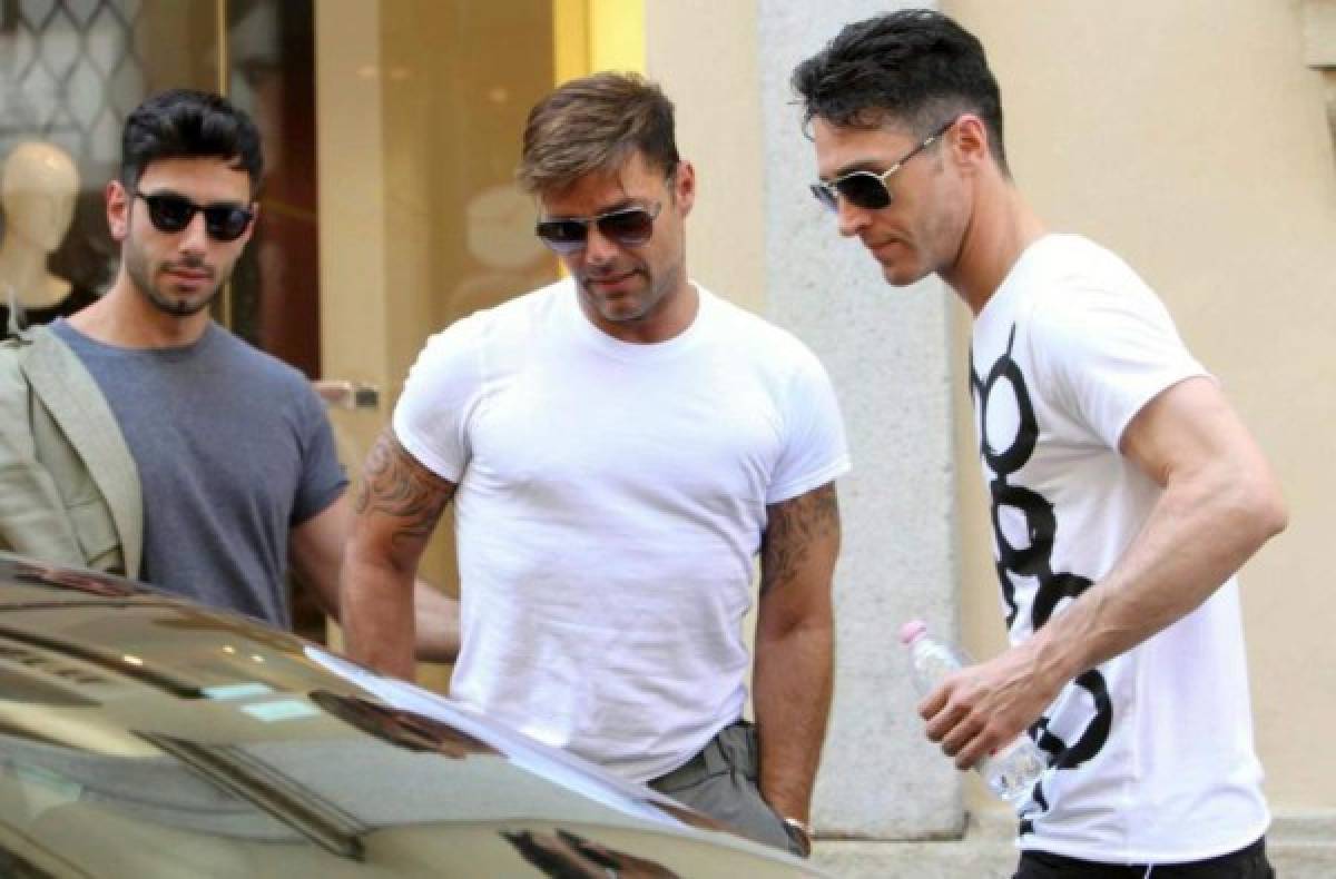 Ricky Martin sigue disfrutando de su nuevo romance en Italia