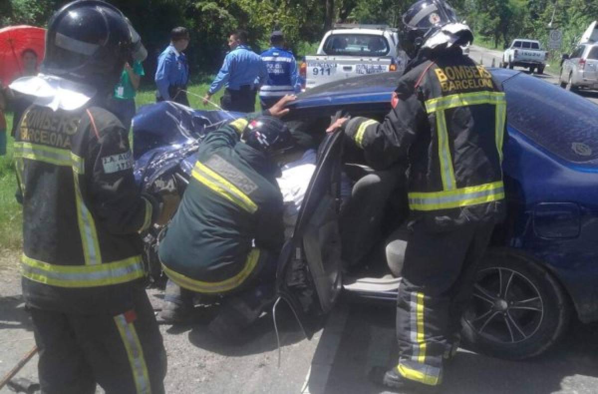En accidente vial fallece hermano del futbolista hondureño Randy Diamond