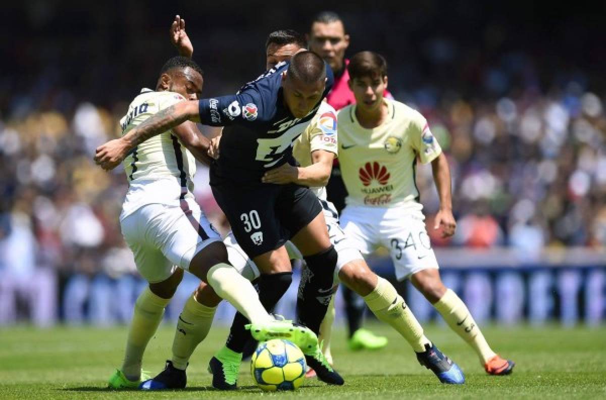 América vence 3-2 a Pumas con gol del paraguayo Domínguez