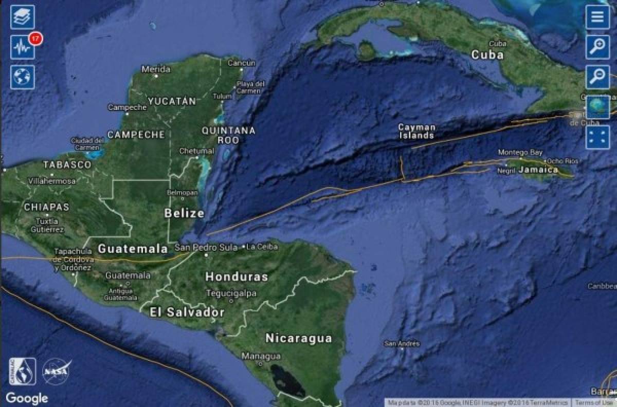 Sismo de 5.3 sacude islas de Honduras