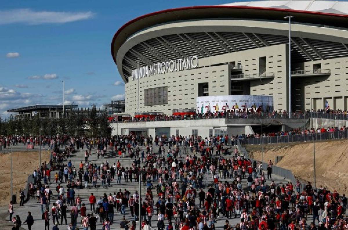 El nuevo estadio del Atlético Madrid inaugurado en presencia del rey de España