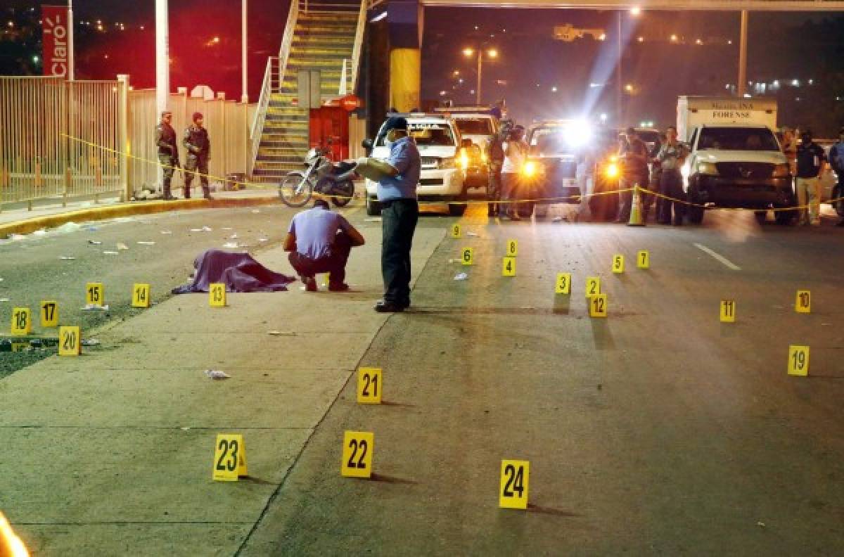 Cuatro muertos la noche de este jueves en Honduras
