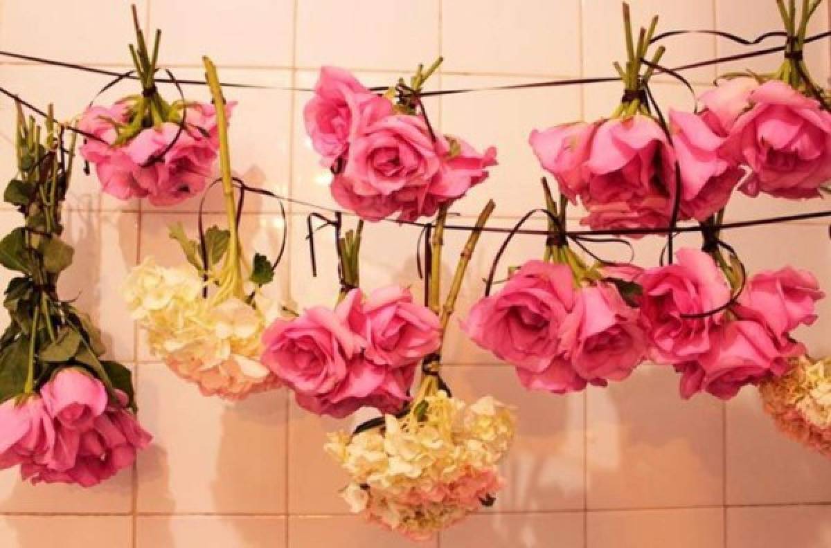 Decore con flores secas