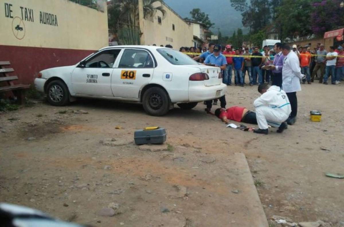 Corre la sangre en Olancho: Un taxista muerto y comerciante herido