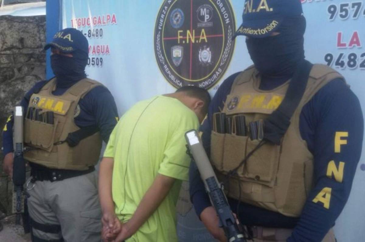 Capturan a un menor, gatillero y pandillero de la 18 en la capital de Honduras