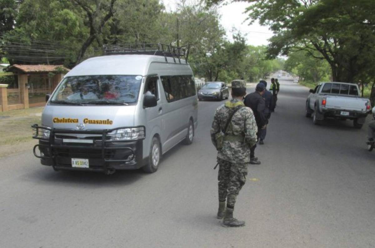 Refuerzan seguridad en cinco municipios de Choluteca
