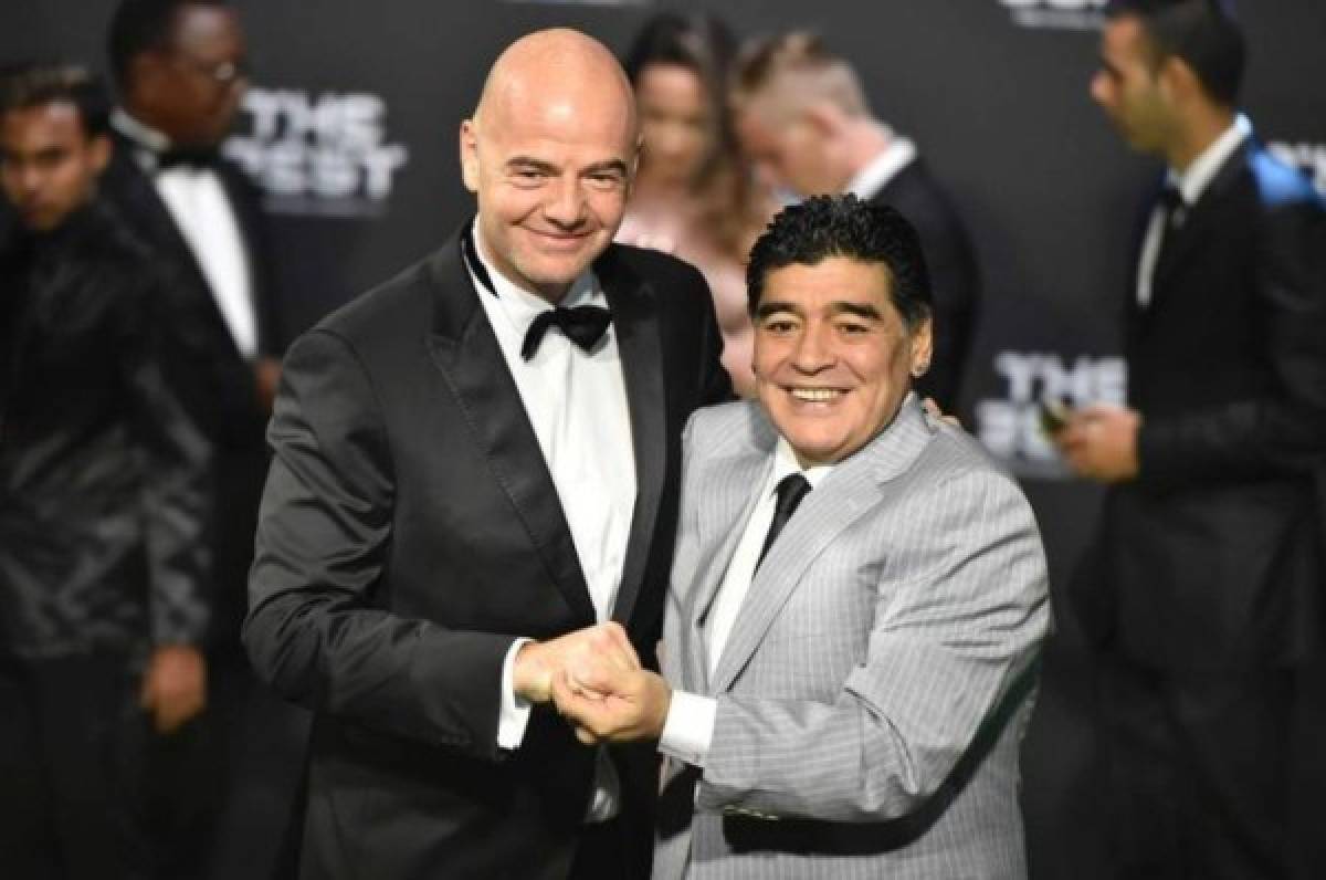 Maradona dice que renuncia a FIFA por desacuerdo con la AFA  