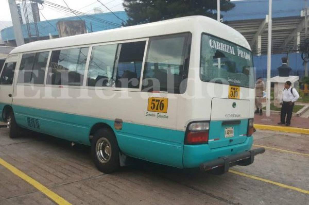 Tiroteo dentro de bus rapidito deja una persona herida en Tegucigalpa