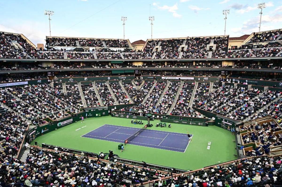 El torneo se está jugando en el Indian Wells Tennis Garden.