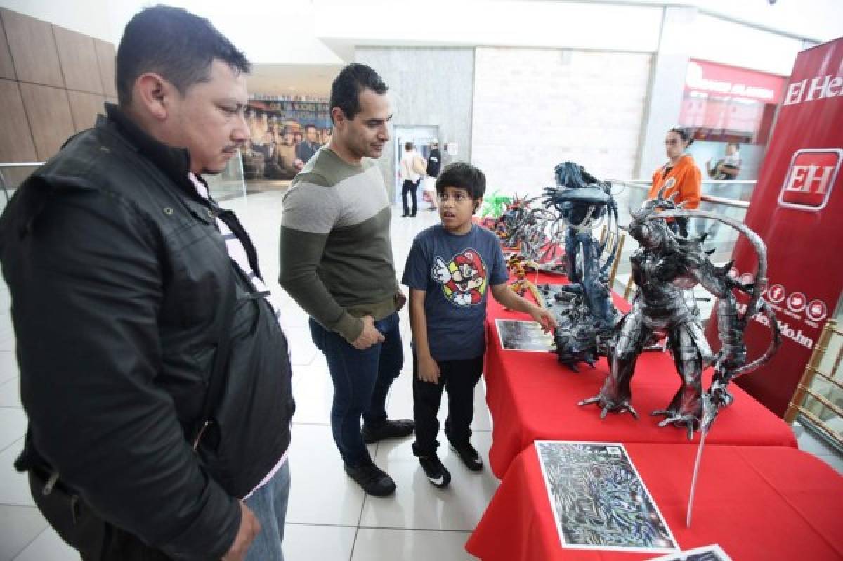 El 'universo híbrido” de Elvin Moncada deslumbra en City Mall