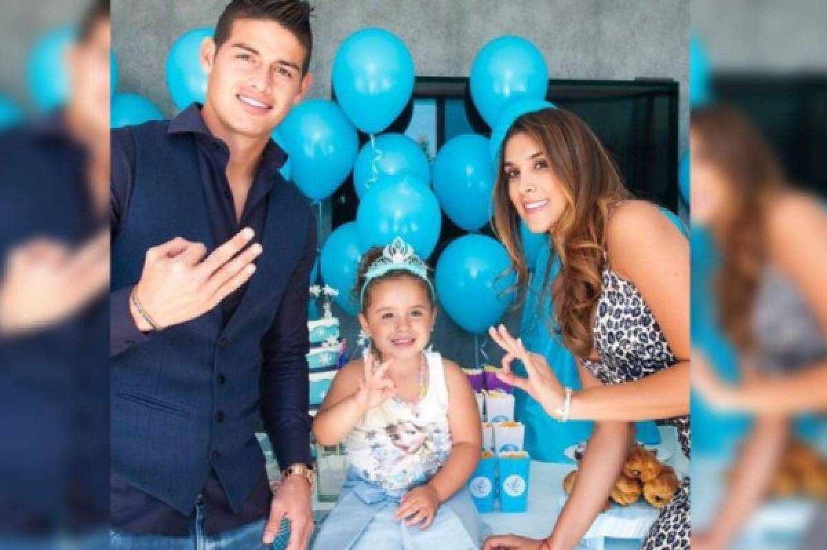 Adorable: Difunden fotos del cumpleaños de la hija de James Rodríguez