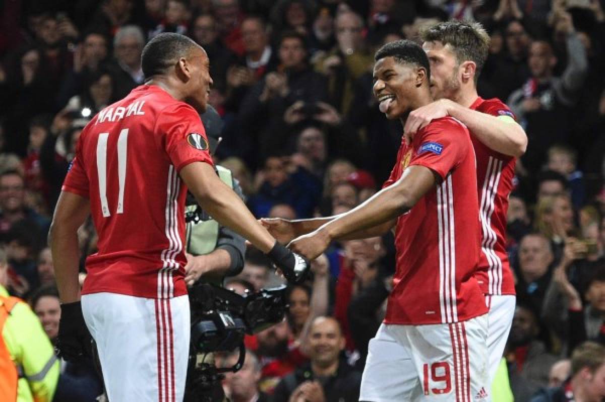 Manchester United venció 2-1 al Anderlecht de Andy Nájar en los cuartos de final de la Europa League