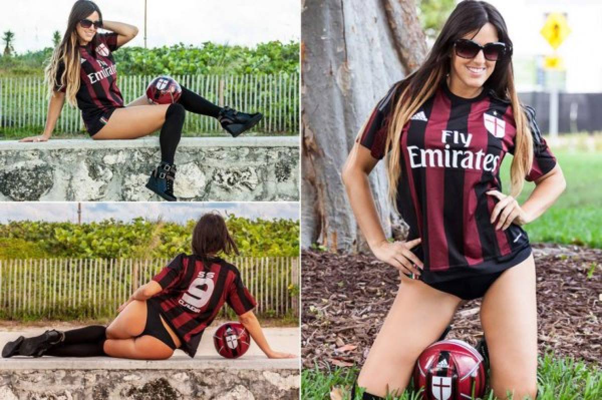 La modelo del fútbol Claudia Romani muestra su hermosa figura en Instagram