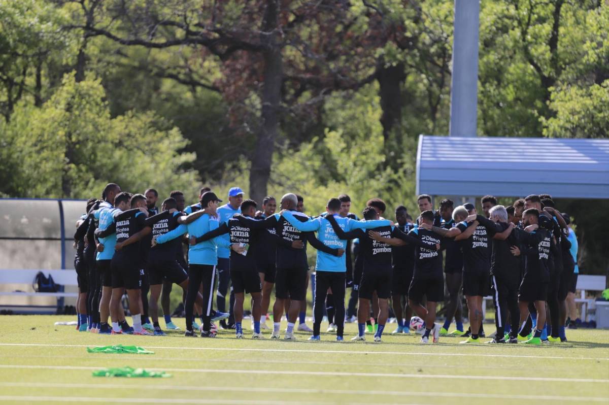 Honduras realizó el martes su tercer entrenamiento en Frisco, Texas.