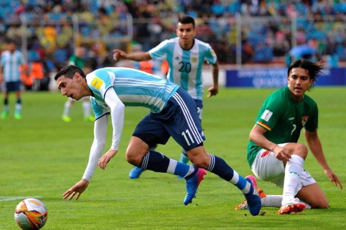 Bolivia derrota 2-0 a Argentina sin Messi por el premundial  