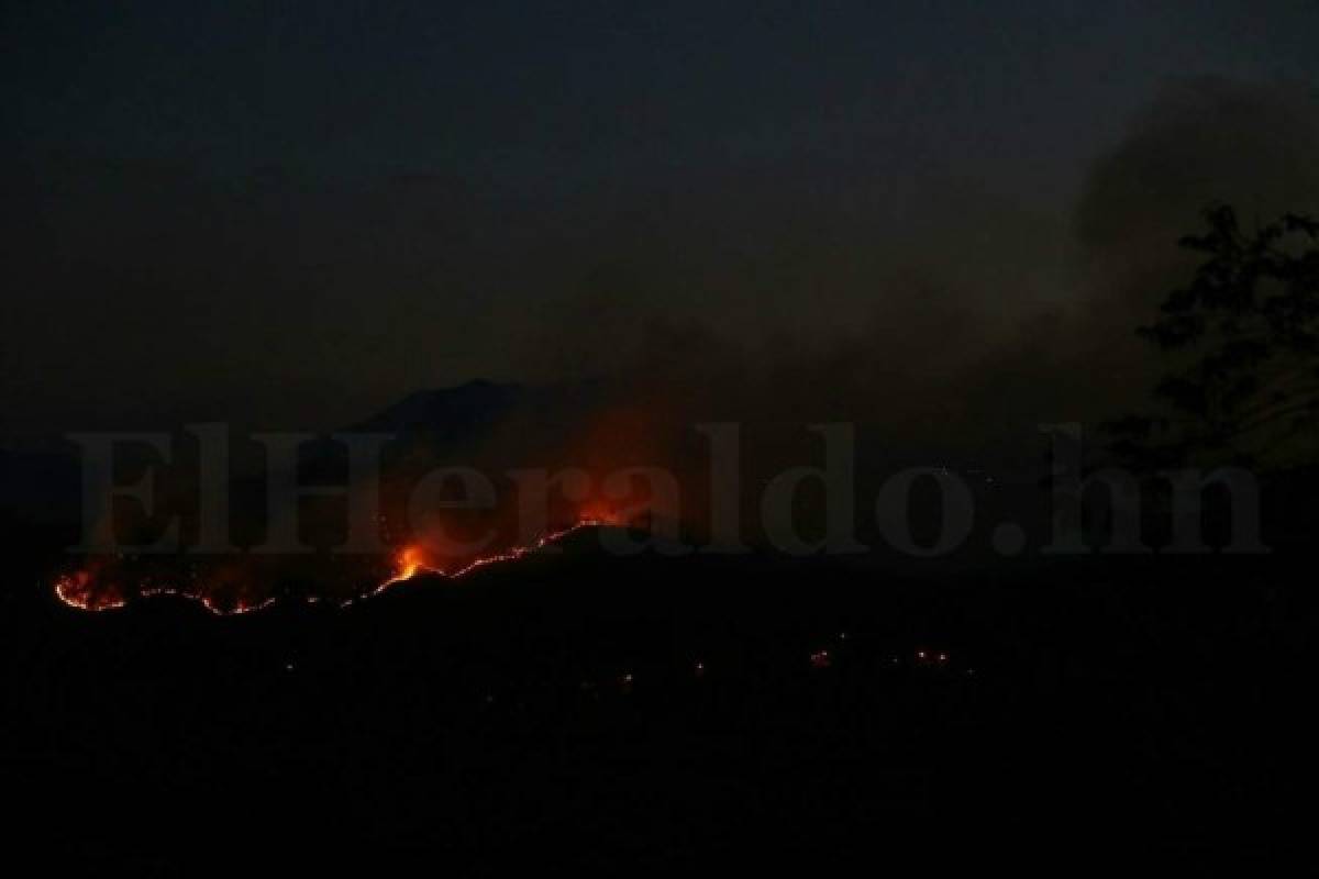 El incendio era de grandes proporciones. Foto: Emilio Flores / El Heraldo