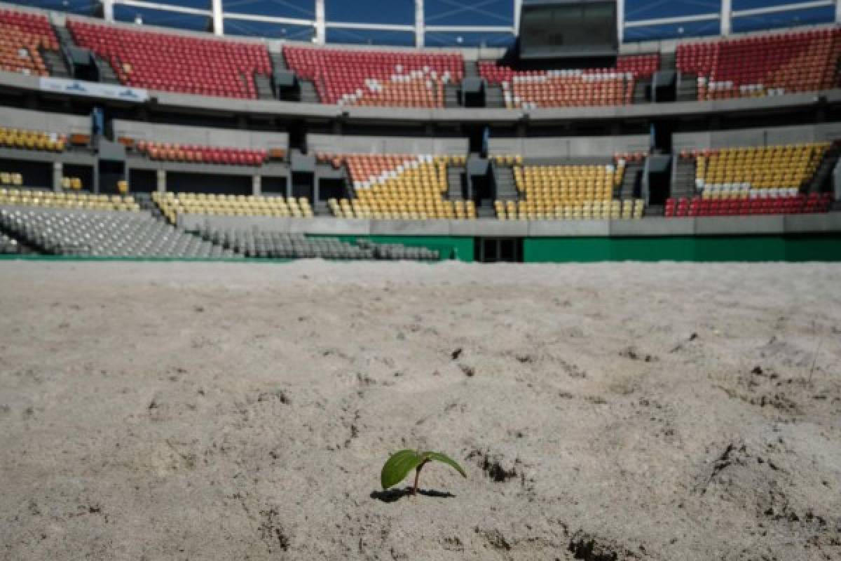 En el abandono permanece el Centro de Tennis, que sería para atletas de alto rendimiento. (Foto: AFP / Deportes EL HERALDO Honduras)