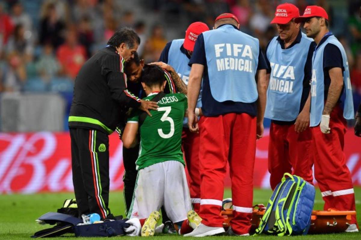 Carlos Salcedo abandona la concentración de México en la Copa Confederaciones por lesión