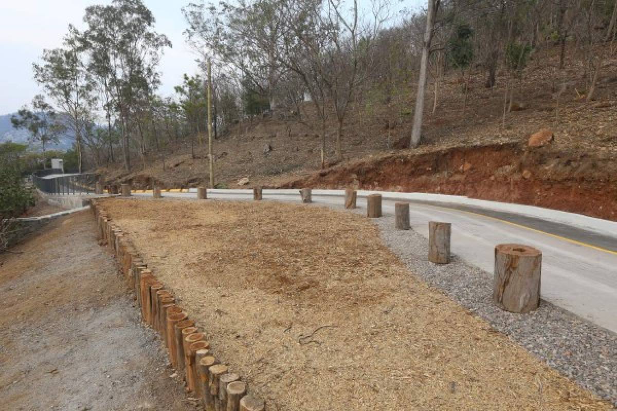 En el nuevo sendero existen espacios para la construcción de cuatro glorietas más. Foto: David Romero/EL HERALDO.