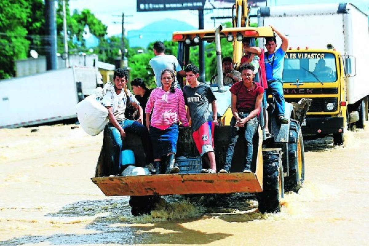 Calvario viven afectados por inundaciones provocadas por Eta en región norte