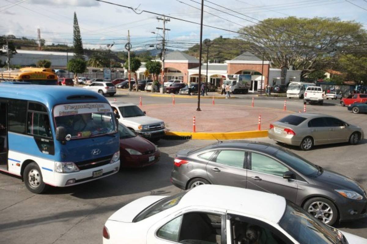 Analizan eliminar la rotonda en la salida al sur de la capital de Honduras