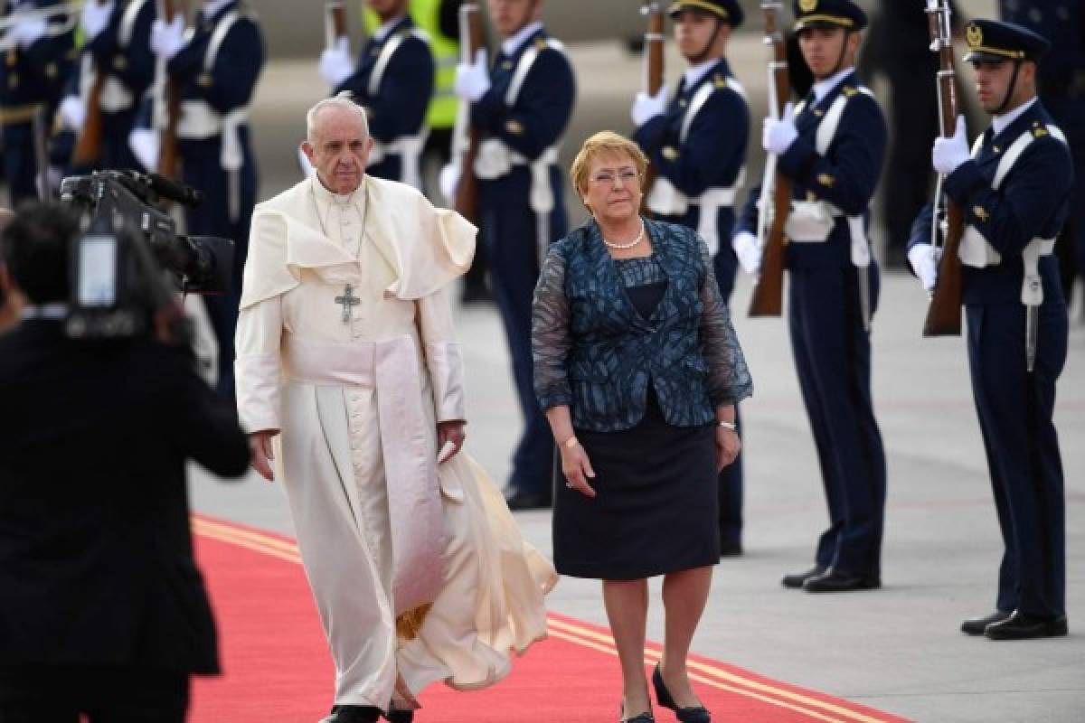 El papa Francisco ya está en Chile