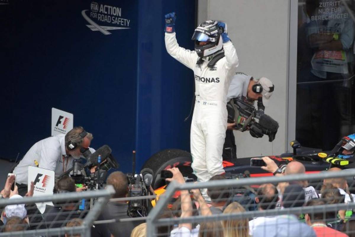 Triunfo del finlandés Valtteri Bottas en GP de Austria  