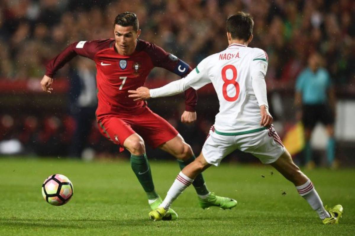 Portugal derrota 3-0 a Hungría con doblete de Cristiano Ronaldo en duelo eliminatorio