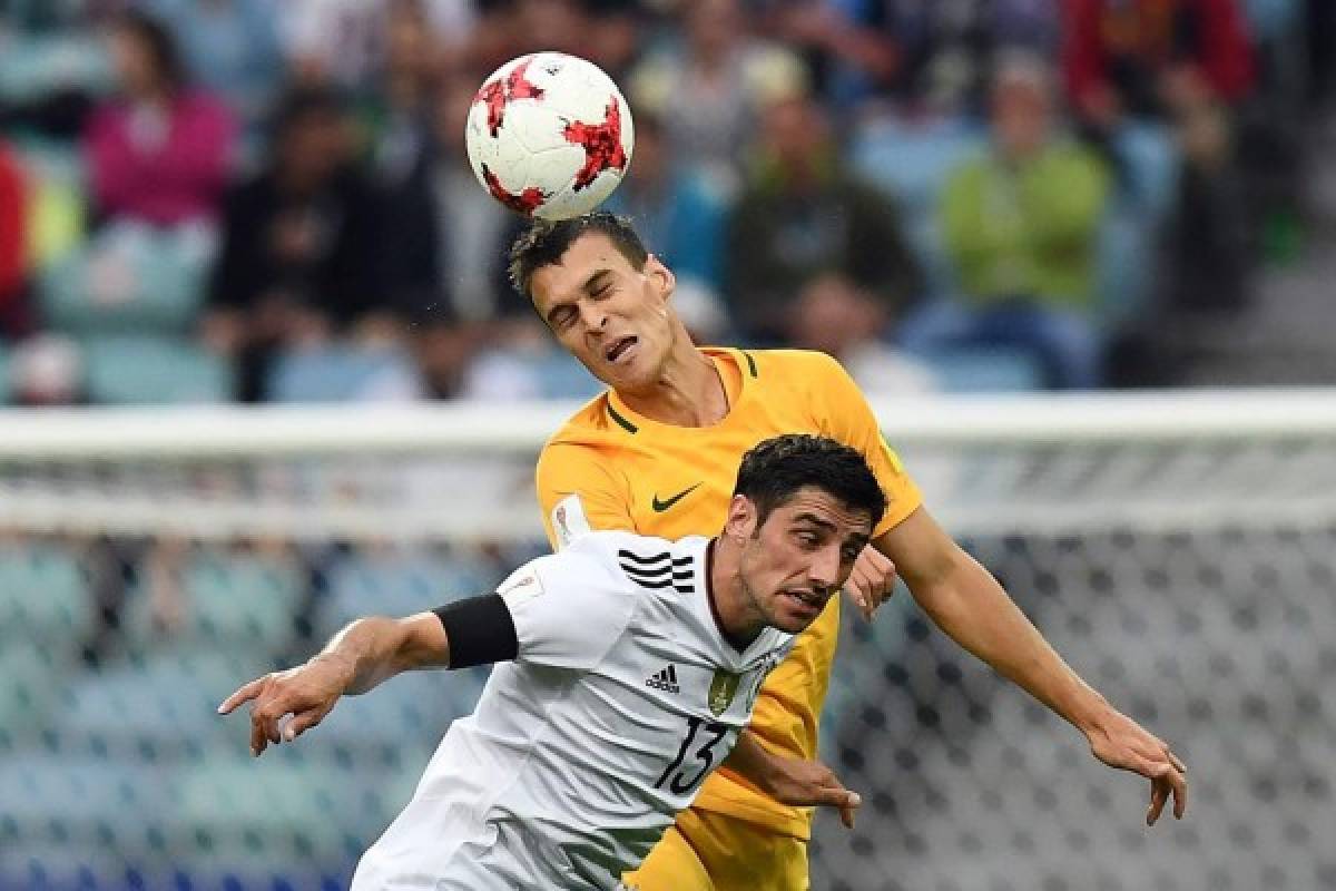 Alemania B saca músculo y vence 3-2 a Australia en su debut en la Copa Confederaciones