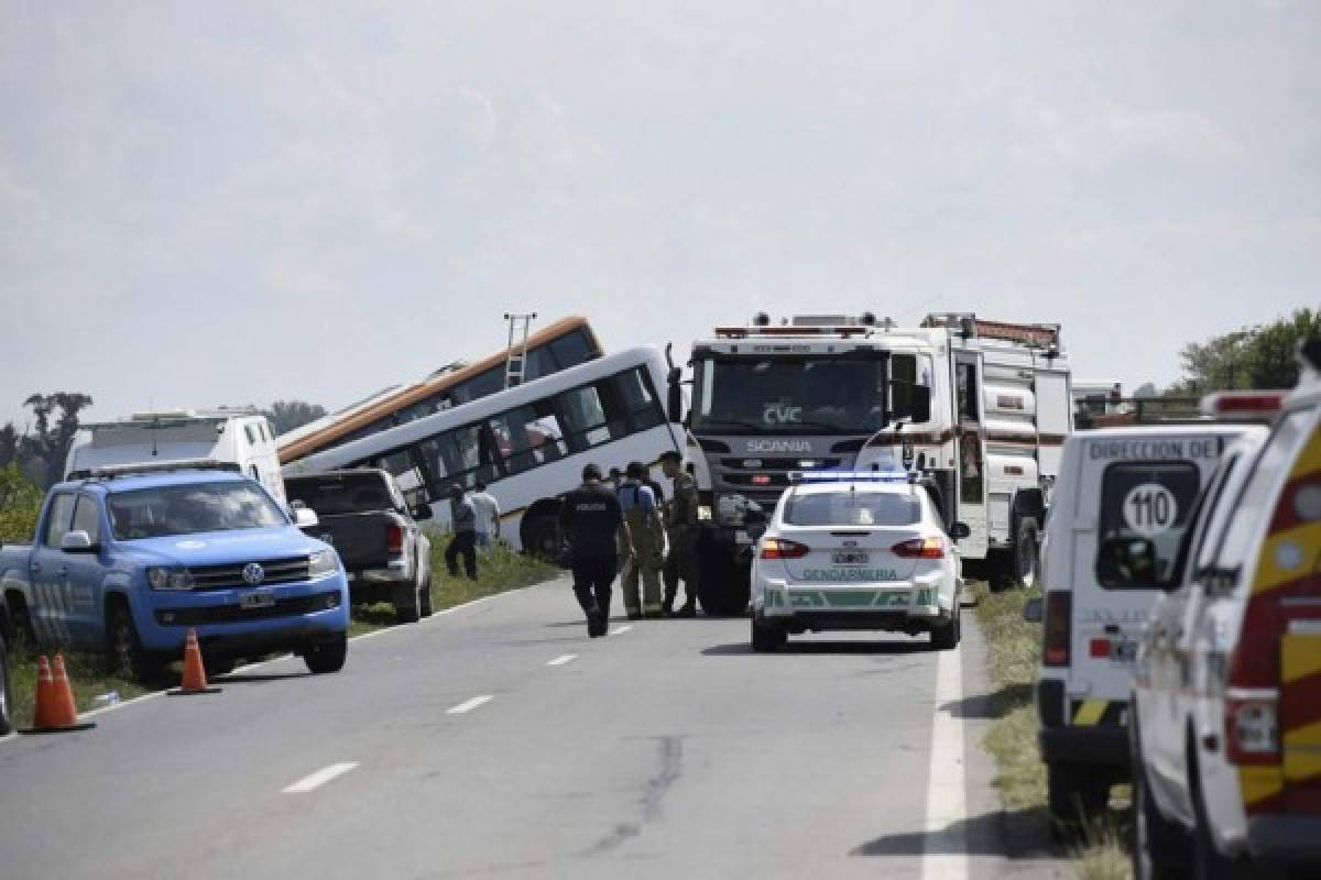 Trece muertos y 34 heridos en choque de buses en Argentina 