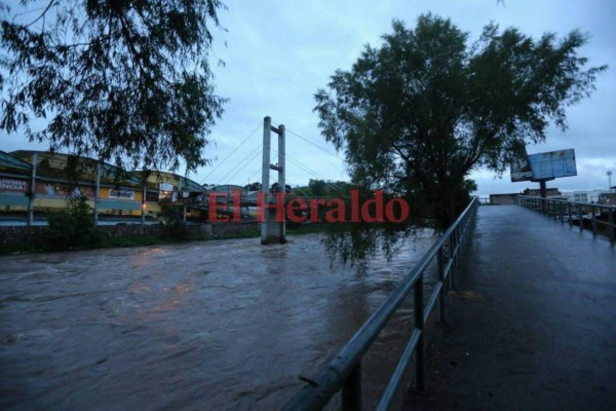 FOTOS: Así está la capital de Honduras ante imparable lluvia