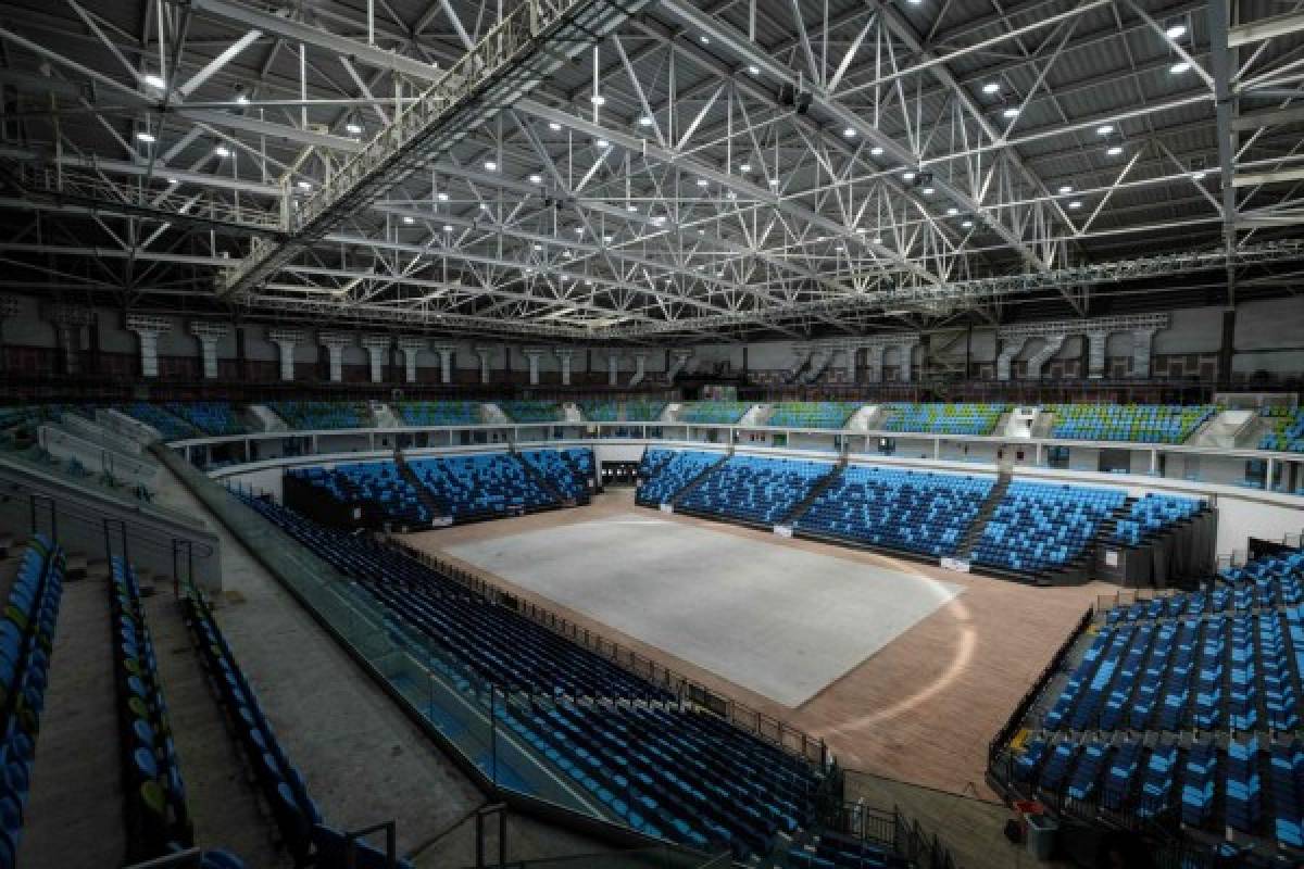 Arena Carioca 1 (básquetbol): debe ser transformado en un centro de entrenamiento de alto rendimiento que pueda acoger también espectáculos. (Foto: AFP / Deportes EL HERALDO Honduras)