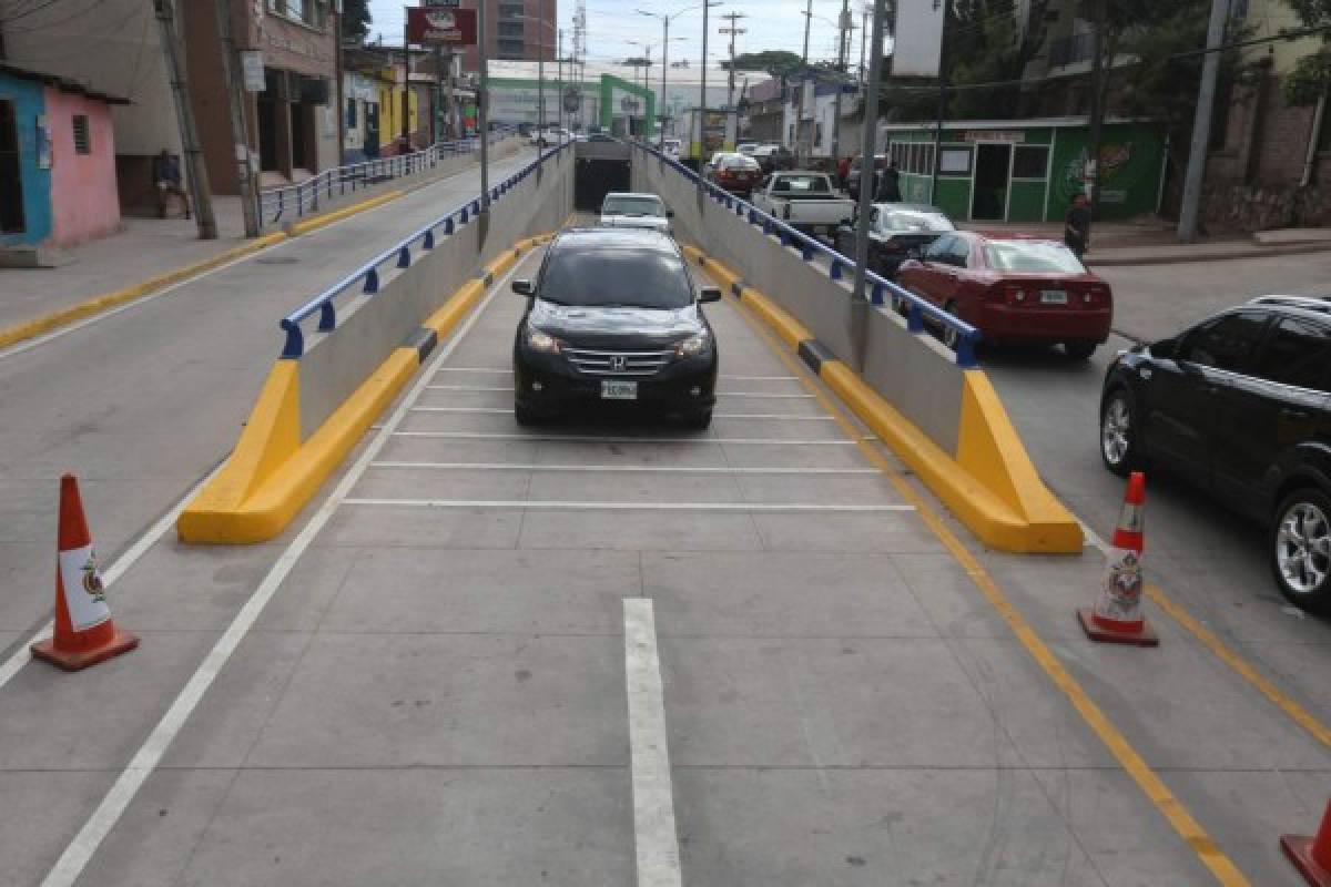 Habilitados dos nuevos túneles en Tegucigalpa