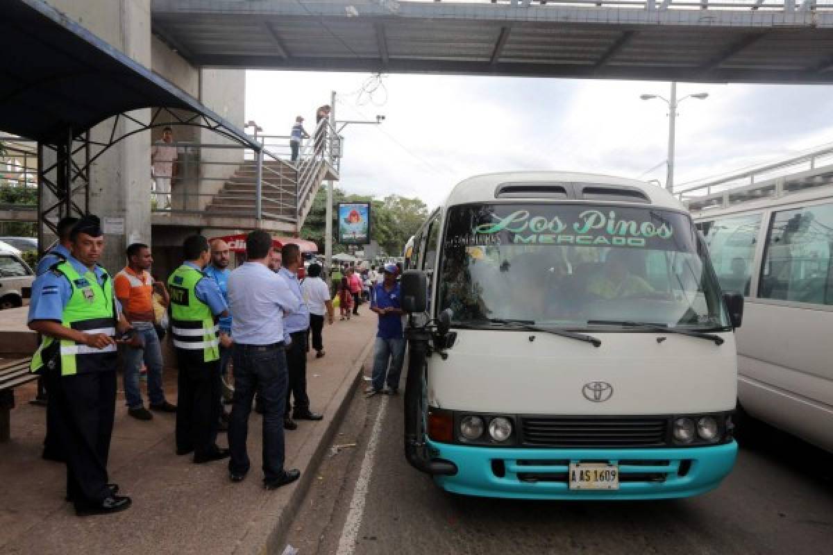 Tránsito anuncia nuevas medidas para regular a conductores de buses en Tegucigalpa