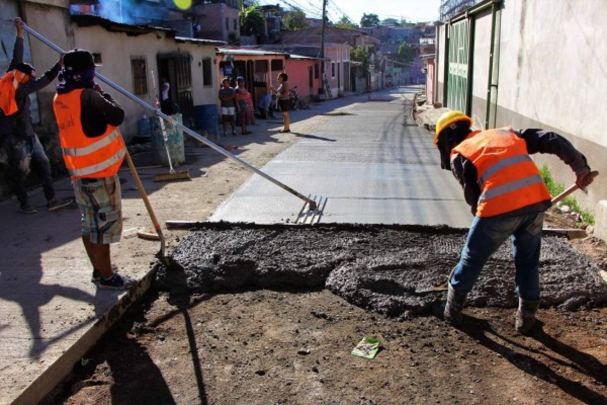 En tres años se han invertido más de 5,600 millones de lempiras en mejoras de calles en la capital de Honduras