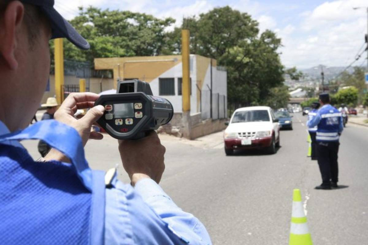 Con radares de velocidad vigilarán a los conductores en Tegucigalpa