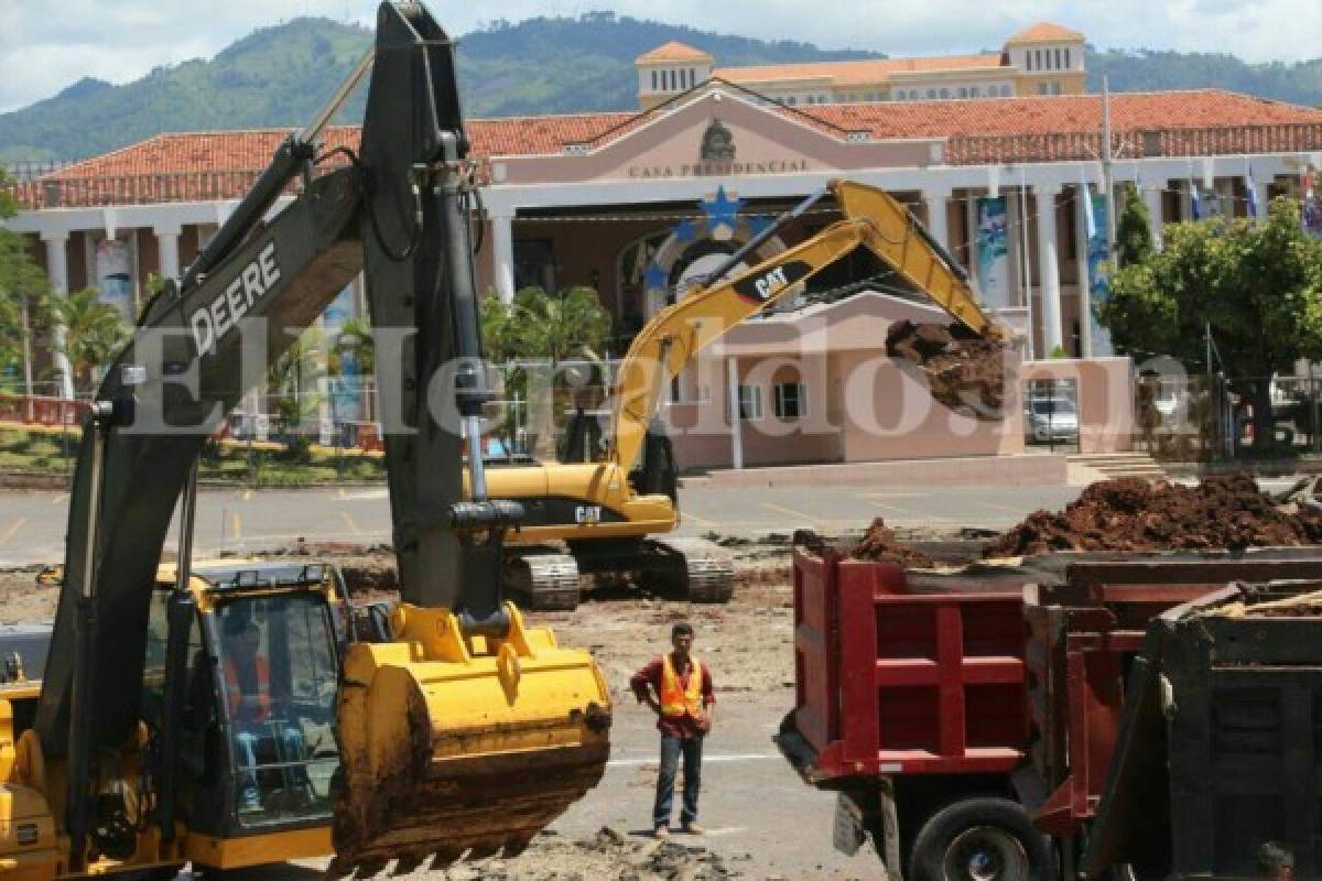 Comienza la construcción del Centro Cívico Gubernamental en Casa Presidencial de Honduras