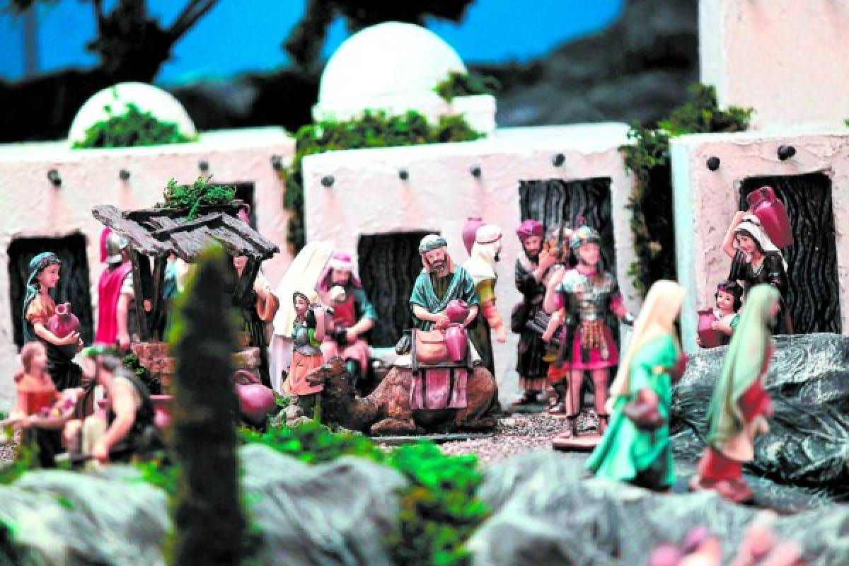 Un nacimiento inspirado en la Belén renacentista