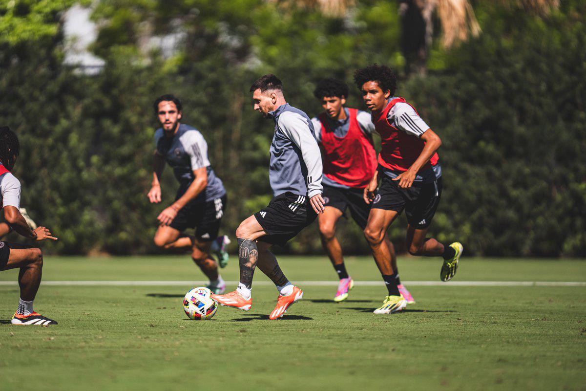Lionel Messi vuelve a los entrenamientos de Inter Miami.