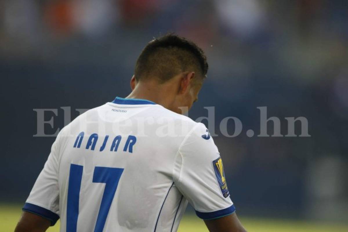 Andy Nájar casi descartado por Jorge Luis Pinto para la Selección de Honduras