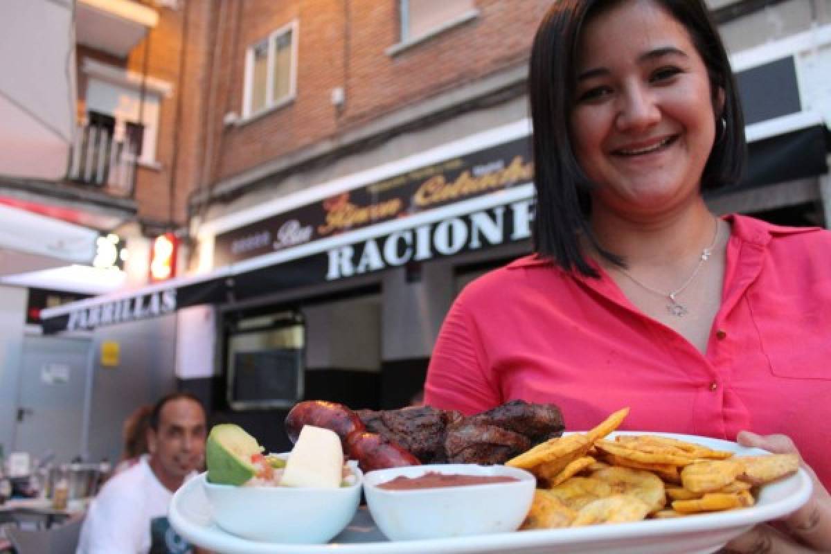 Sabor catracho atrapa la capital española