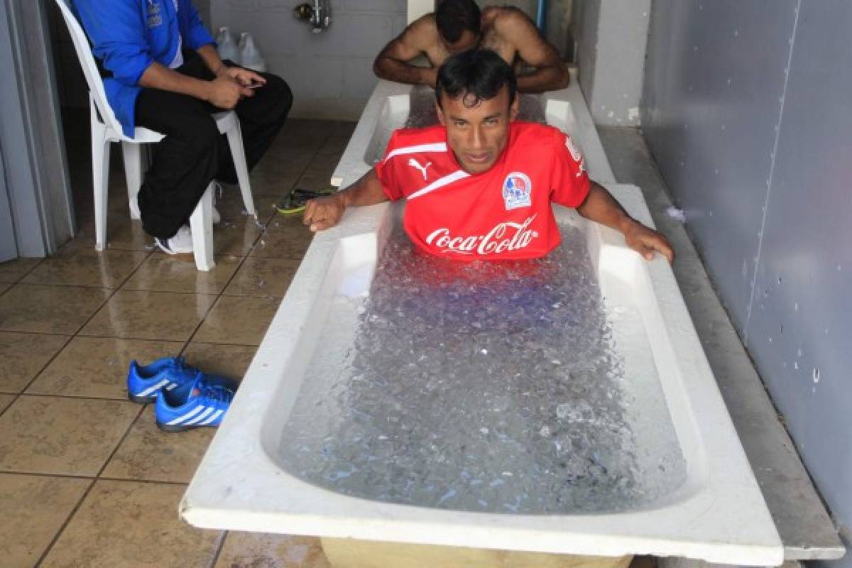 Olimpia se baja la temperatura con hielo